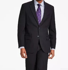 Nautica Mens Suit Blazer Jacket 38R Black E071106