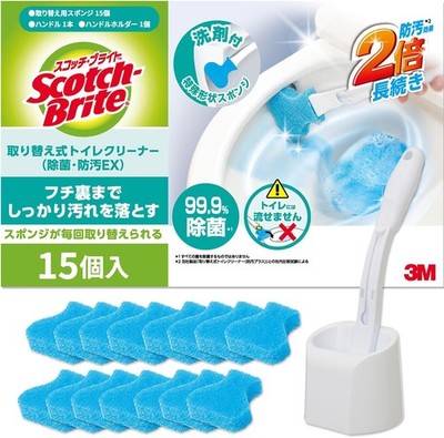 3M Scotch-Brite Refillable Toilet Cleaner 15 replacements