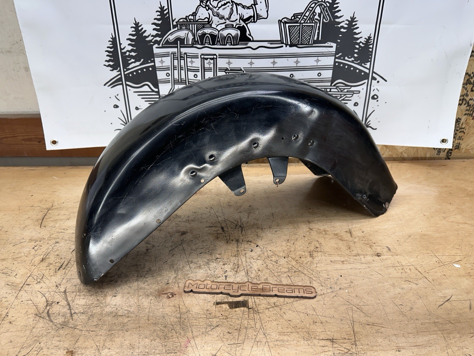 1950-1959 Harley Davidson Panhead Hydra Glide Front Fender Duo Glide