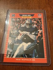 1989 Pro Set Rookie card 89 Michael Irving