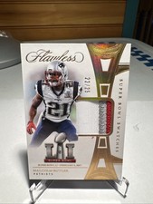 Malcolm Butler 2025 Flawless Silver /25 Super Bowl Patch Patriots SSP