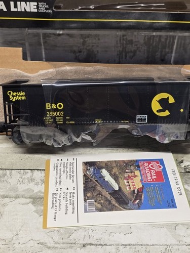 Sistema de ajedrez Weaver calibre O B&O 2 bahías coche de carbón desplazado 3 rieles #235002 NUEVO | Zustand: New