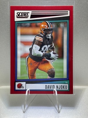 David Njoku - 2022 Panini Score Football Red - Cleveland Browns