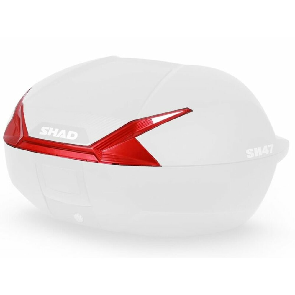 Free Shipping Shad Red SH47 Catadioptric For Motorcycle Scooter Parts