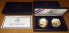 2001  American Buffalo Silver Dollar Set - 2 Coins - UNC & Proof w/OGP & COA — photo 1