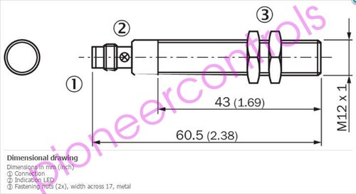 SICK IM12-02BNS-ZT1 Design filettato cilindrico, NPN, nuovo - Foto 3 di 4