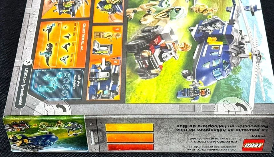 BRAND NEW! LEGO JURASSIC WORLD 75928 - BLUE'S HELICOPTER PURSUIT / DINOSAUR - Image 3 of 4