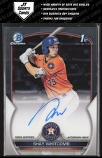 2023 Bowman Shay Whitcomb CPA-SW 1st Chrome Auto Houston Astros