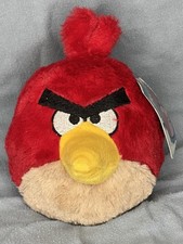 Commonwealth Angry Birds Red Plush Doll Stuffed Toy 2010 PA12851 For All Ages