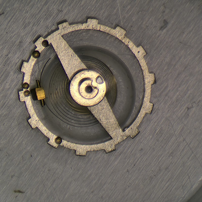 EB 1431 Balance Wheel Complete Spring 8 3/4 Renata 120 Watch Part
