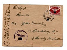 Deutsches Reich Feldpost Brief mit Nr. 10Bb1/1 gepr&uuml;ft Inselpost Kreta