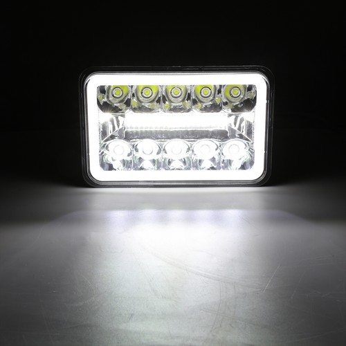 4x6'' 500W Led Headlights Hi-Lo Sealed Beam for Peterbilt Kenworth T800 W900 - Picture 9 of 11