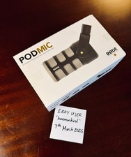 RODE PODMIC Dynamic Podcasting XLR Microphone with Accessories - Boxed Used Once