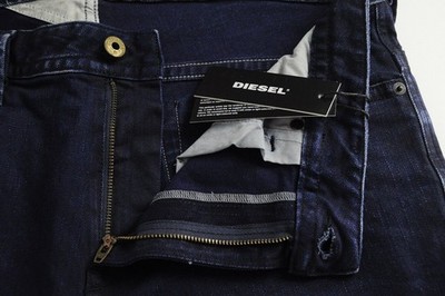 240   DIESEL SPECIAL EDITION W37/L34 Mid-Blue Classic Stretch High-Rise Skinny