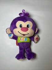 Fisher-Price Laugh Learn Learning Opposites Monkey Plush Toy 10 2013 TESTED