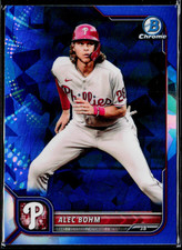 Alec Bohm 2022 Bowman Chrome Sapphire #22 Phillies