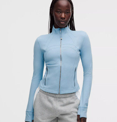 lululemon Define  Cropped Jacket Nulu NWT dreamy blue