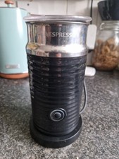 NESTLE NESPRESSO AEROCCINO 3 MILK FROTHER 3694 BLACK COFFEE LATTE 