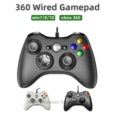 USB Wired Controller Gamepad For Microsoft Xbox 360 & Slim & PC Windows 7/8/10