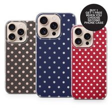 Polka Dot PhoneCase Trendy Cover for iPhone 17 for Pixel 9 for Samsung s25 PC229