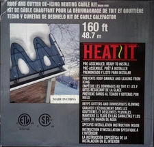 HEATIT HIRD 160 ft Roof & Gutter Snow De-Icing Heating Cable Kit