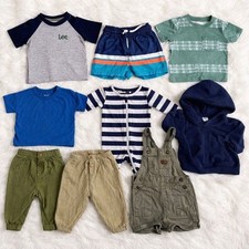 Baby Boy Bundle 9 Pc 3-6M GAP Zara Carter  s Lee Hoodie Overalls Outfit Set