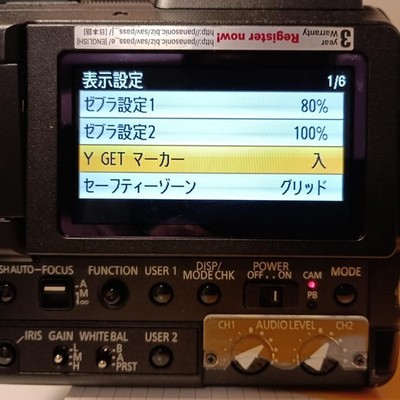 Panasonic AG-AF105 AVCCAM Camcorder Low Hours 210h with