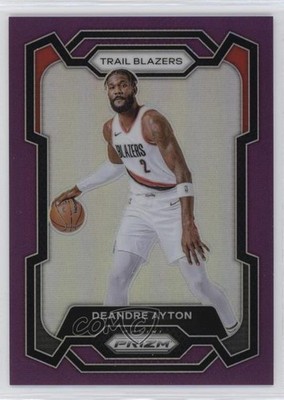 2023-24 Panini Prizm Purple Prizm 89/99 DeAndre Ayton #53 1v3