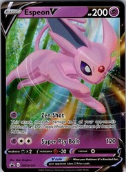 Espeon V SWSH201 Sword & Shield Promo Holo