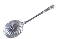 Wakely  Wheeler 1910 London British Sterling Serving spoon