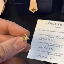 Louis Vuitton Ohrstecker Diamanten Ohrringe LV Volt 750 Gold Deta Top Preis
