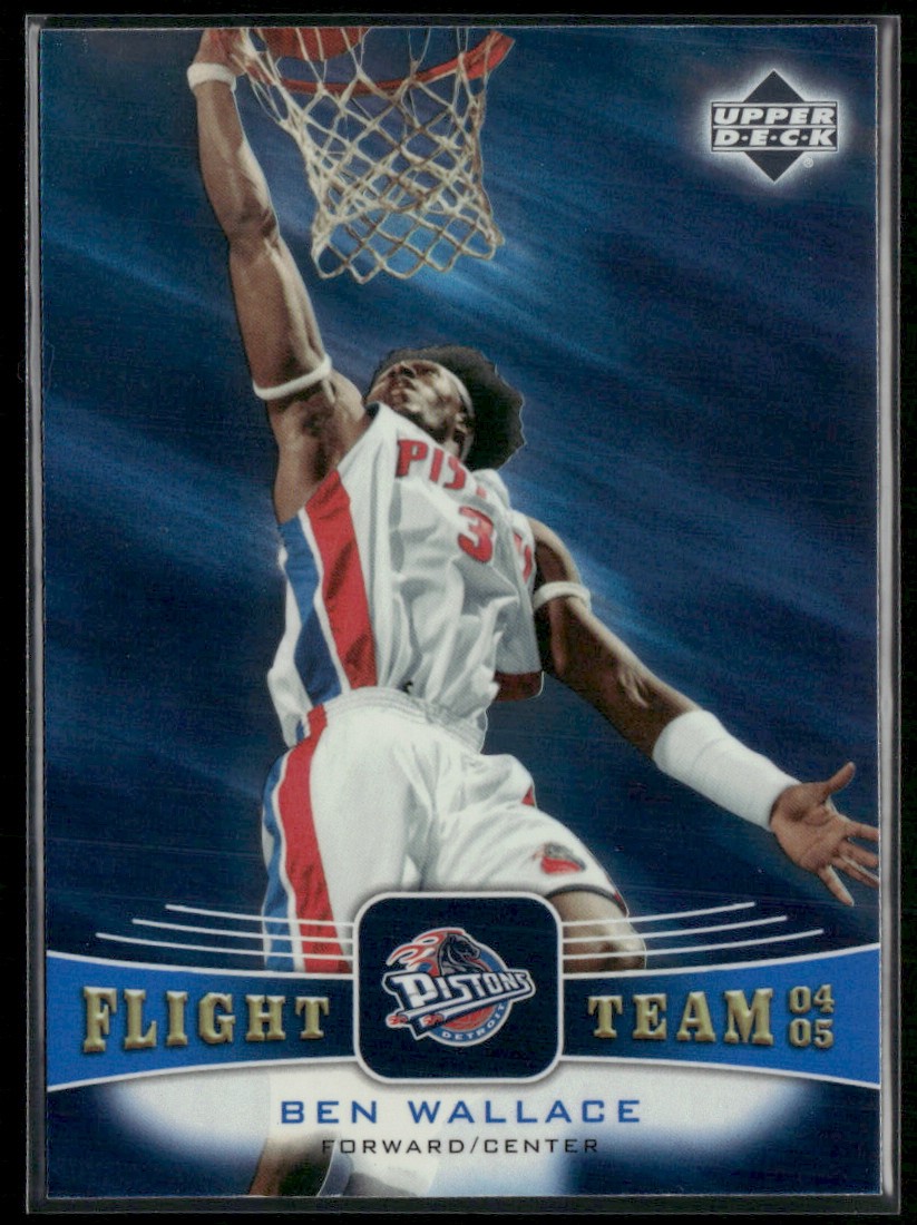 Ben Wallace 2004-05 Upper Deck Flight Team #FT20 Detroit Pistons