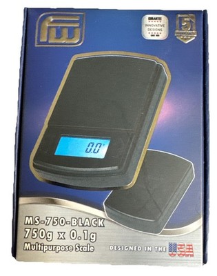 Fast Weigh 750 Gram Digital Pocket Scale 750 x .1g MS-750- e797