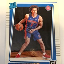 2021-22 Panini Donruss Rated Rookie Cade Cunningham #211 Pistons NBA Card