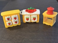 Vintage strawberry Shortcake Kitchen Furniture