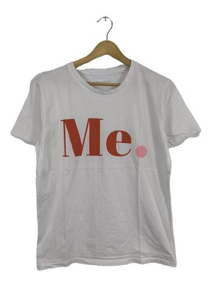 HEY SOHO T-Shirt Damen Shirt Gr. DE 38 weiß Casual-Look