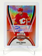 2025/26 Upper Deck Allure Zayne Parekh RC Auto Red Rainbow Refractor Rookie SP
