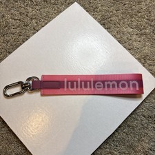 Red and Pink Lululemon Never Lost Keychain Brand New Never Used 