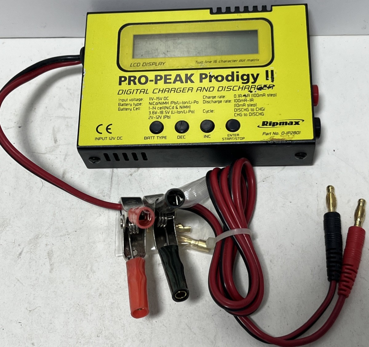 ReMax Pro-Peak Prodigy II Digital Charger/Discharger 0-IP2801 | eBay