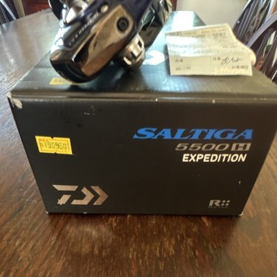Daiwa Saltiga Expedition 5500H Spinning Reel Blue PE Line 5-350m 6