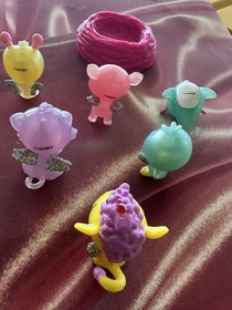 Hatchimals CollEGGtibles Figures Lot of 6 with Nest Spin Master Glitter Wings