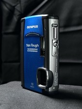 Olympus Stylus Tough 6000 Digital Camera Blue w/Charger  Battery Tested Works