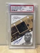 2012 Panini Signatures Antoine Walker AUTO Signature Film RED /25 PSA 9 Celtics