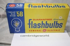 GE 5B BLUE Vintage Flashbulbs 12pk NEW OLD STOCK