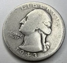 1943 Washington Quarter R21