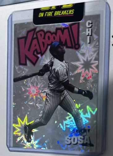 2021 Panini Absolute Sammy Sosa KABOOM! #K17 Chicago Cubs
