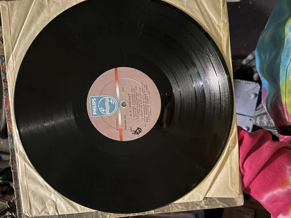 H. P. Lovecraft Vinyl Record Album by Philips Foto 4 de 4