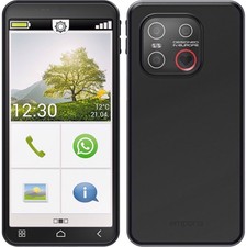 Emporia Smart.7 Lite 4G Black 128GB  6GB Single-SIM Factory Unlocked GSM NEW