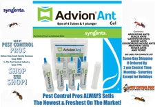 4 Tubes Advion Ant Bait Gel Pest Control sugar black etc ~Authorized By Syngenta