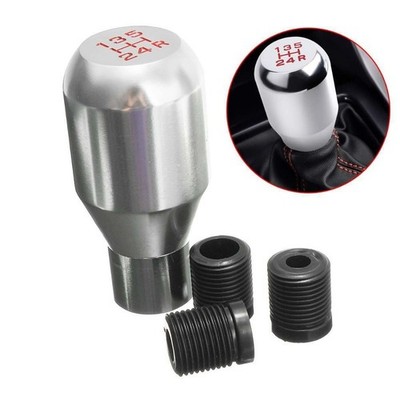Racing Style Metal Shift Knob Adapter for Manual 5 Speed Gear Shift Cars